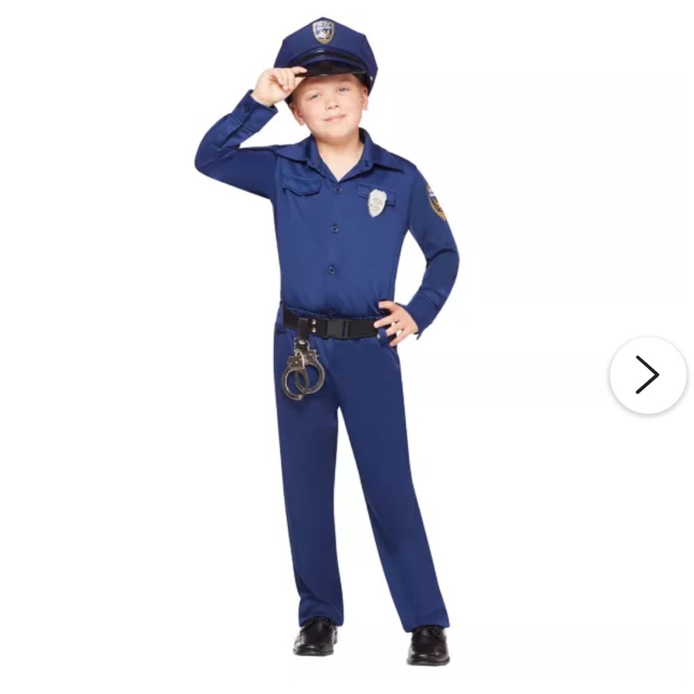 Kids Police Officer Costume